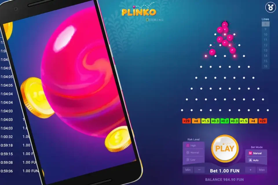 Plinko game for phone